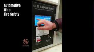 Otomotiv Kablo Yanıcılık Test Cihazı ISO 6722