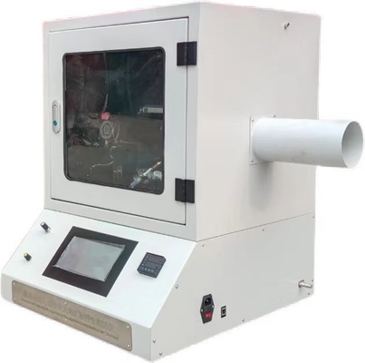 ISO 340 / AS1334.10 Taşıyıcı Kemeri Dikey Yanma Deneme Odası 10cm çaplı 20cm uzunluğundaki havalandırma tüpü