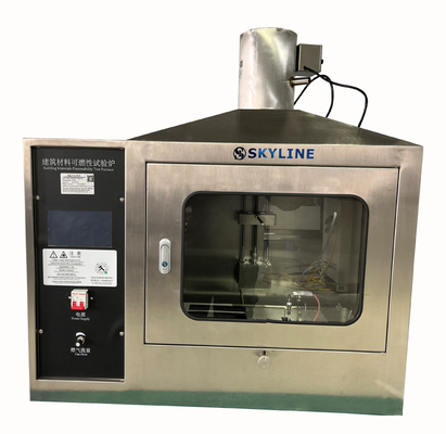 satın al İnşaat malzemelerinin yanıcılık testi ekipmanları yanıcılık testi tek alev kaynağı Çevrimiçi üretim