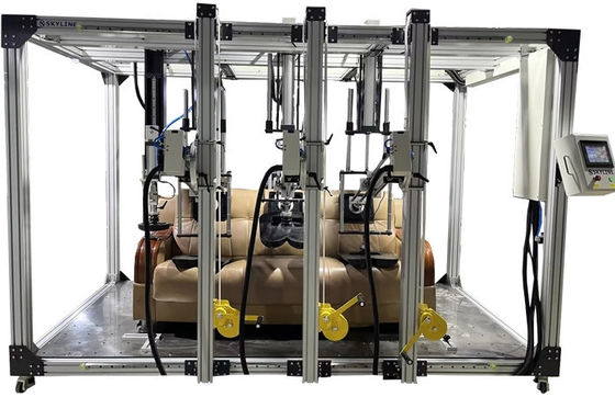 satın al BIFMA X5.1 BIFMA X5.4 EN 4875 Üç Koltuklu Kanepe Dayanıklılık Test Makinesi Sandalye Koltuk ve Sırt Test Çevrimiçi üretim