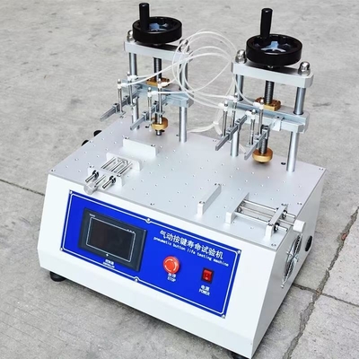 Anahtarlar Klavyeler Telefon 8 İstasyonlu Pnömatik Düğme Ömrü Yorulma Test Makinesi Tuş Dayanıklılık Test Cihazı