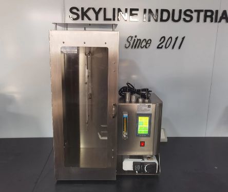 satın al 16CFR 1615/16CFR 1616 Tekstiller için 300x80mm numune ve 40±2mm Alev Yüksekliği ile Dikey Yanıcılık Denetleyicisi Çevrimiçi üretim