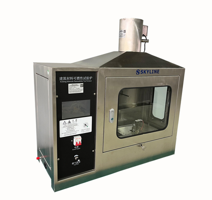 Tek Alev Kaynağı Testi Yanış Gücü Denetleyicisi EN ISO 11925-2/DIN 53438