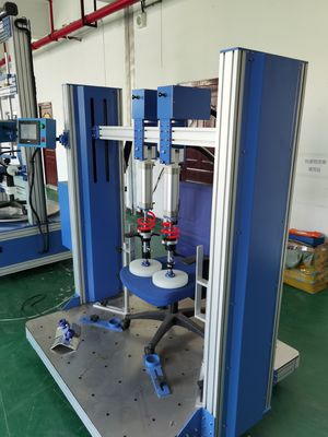 EN 1335-3 Sandalye Koltuk Destesi Çekim Direnci Deneyimleri Ofis Mobilyaları