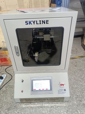 ISO 340 AS1334.10 Konveyör Bandı Dikey Yanma Test Cihazı, 10,5 mm Bunsen Bek ve Alevlenebilirlik Testi için 0°°～45° Ayarlanabilir Dönme