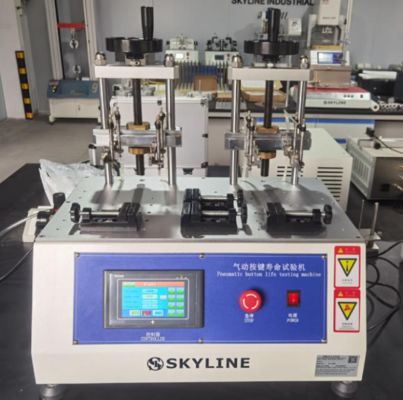 İyi bir fiyat. 8 Stations Pneumatic Button Life Tester with Touch Screen Control for Key Durability Testing çevrimiçi