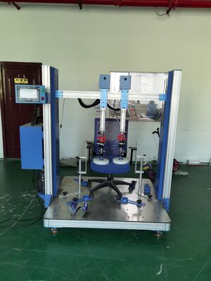 BIFMA X5.1 Sandalye Koltuk Destesi Test Makinesi PLC Kontrolü 650-780mm Koltuk Destesi Yüksekliği ve 18 Aylık Garanti