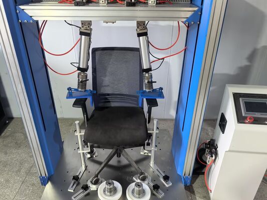 PLC BIFMA X5.1 Sandalye Kol ve Bacak Testçisi Statik Test Makinesi Yorgunluk Test Makinesi